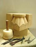 St Clements .Sandwich. Detail of new Cushion Capital for the Norman Tower.