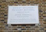 Finished Plaque installed on the new extension facade designed by David Gallergher Architects.
