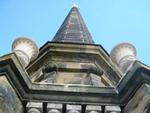 St Lawerance. Mereworth.New  sandstone Urns for tower.