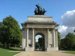 Wellington Arch .Hyde Park Corner. New Fleurons for Corinthian capitals.