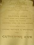Adelaide, Australia.Hazzalin Family Memorial Headstone.