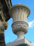 Sandstone urn for St Lawerance Parish church.Mereworth. kent
