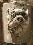 Clay maquette for portait of Pug for Queen Eleanor cross New  Pinnacle