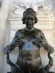 The Arethusa Diana fountain Bushy Park.Detail of Neriad by Hurbert Le Seur originally commissioned by Charles 1 for Somerset House.Relocated to Bushy Park Chestnut Avenue during Sir Christopher Wrens remodelling of Hampton Court Palace for Charles 2.