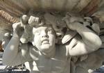 New cherub arm for Fountain.
